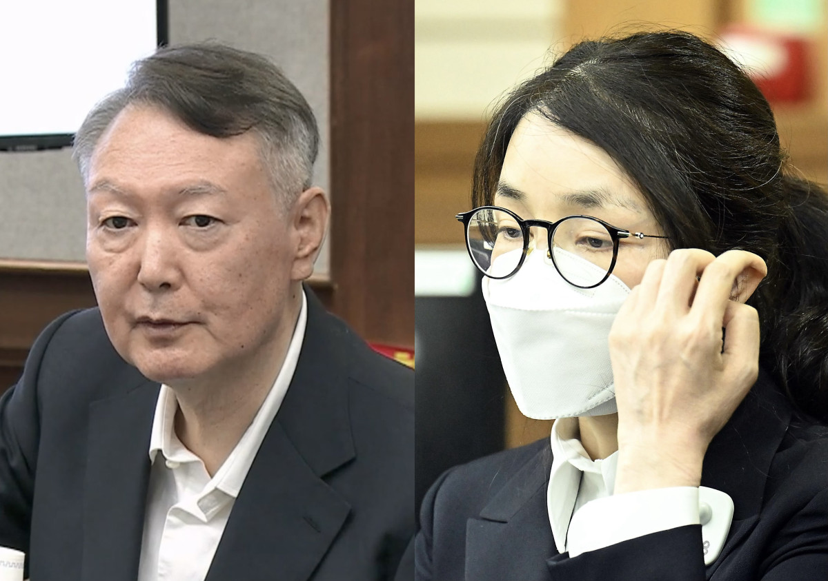 ▲법정 출석한 윤석열·김건희 (뉴시스)