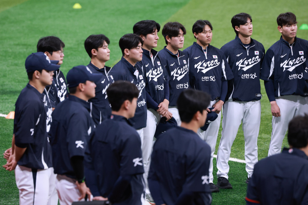 K-베이스볼 시리즈 체코전 대비 훈련
