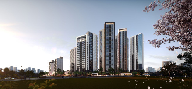 ▲광명 13-1·2구역 재개발 투시도. (사진제공=SK에코플랜트)