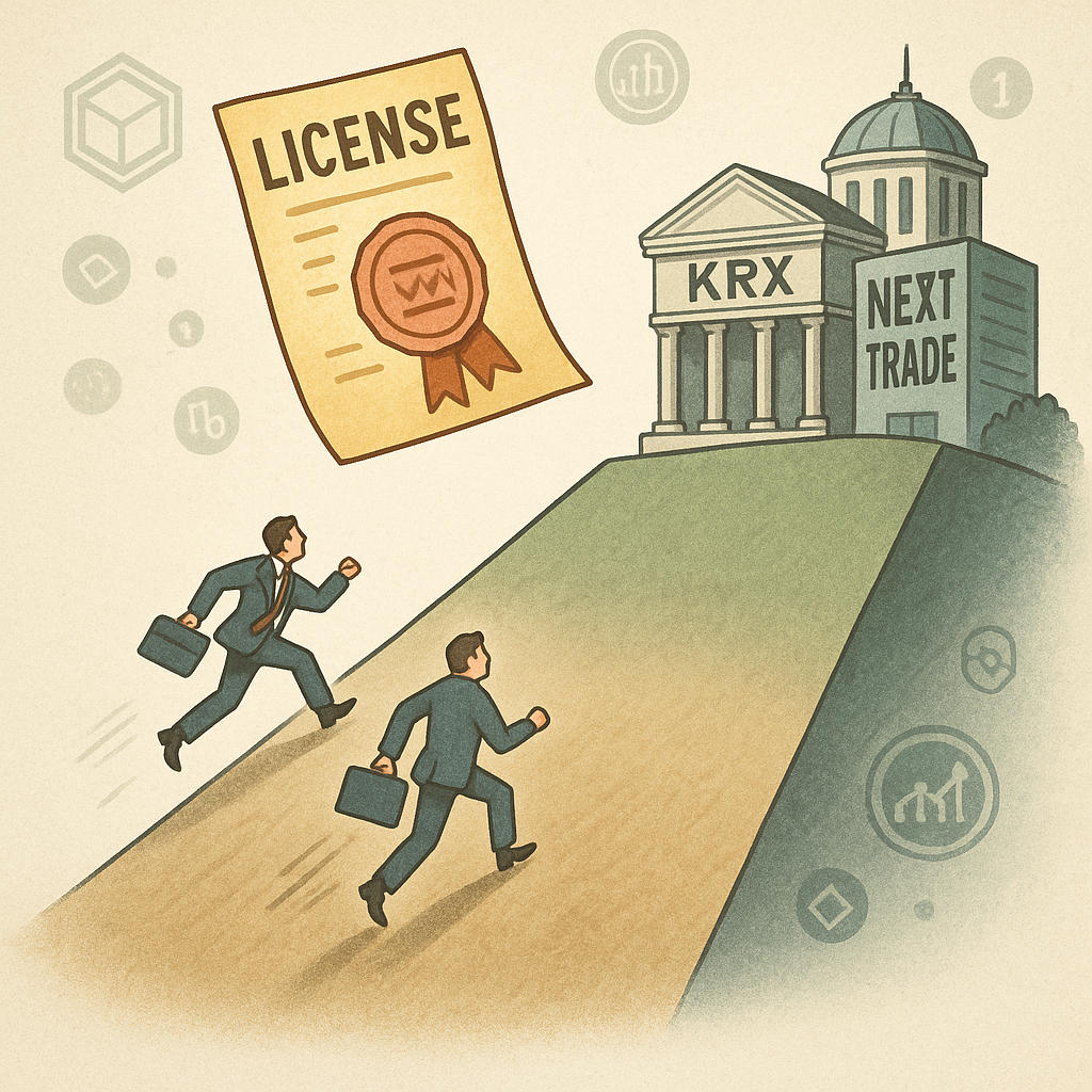 ▲조각투자 컨소시엄 경쟁 이미지 (오픈AI)