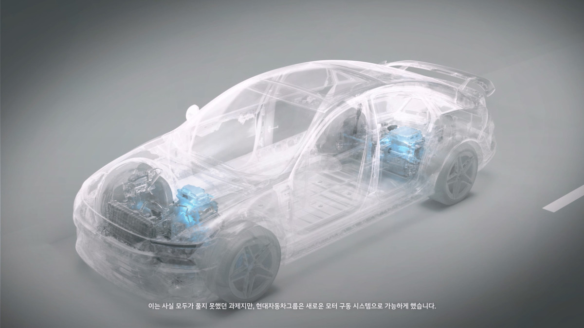 ▲2-스테이지 모터시스템 영상 캡쳐 (사진=현대차·기아)