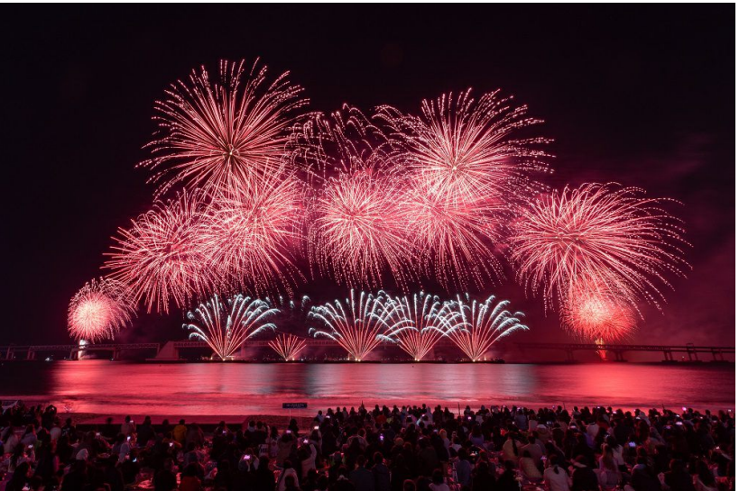 ▲19회 불꽃 축제 사진 (사진제공=부산시 )