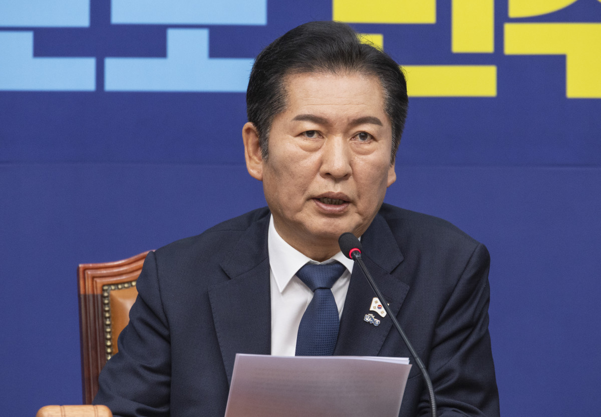 ▲더불어민주당 정청래 대표가 10일 국회에서 열린 최고위원회의에서 발언하고 있다. (사진=연합뉴스)