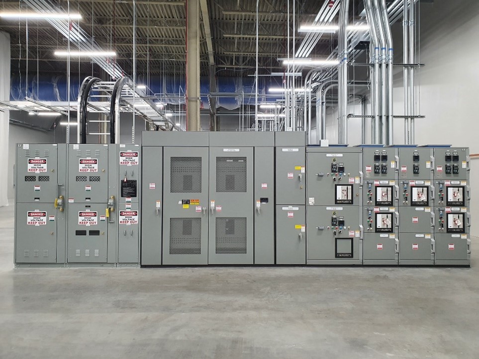 ▲LS일렉트릭 북미 수출용 수배전반 (사진제공=LS일렉트릭)