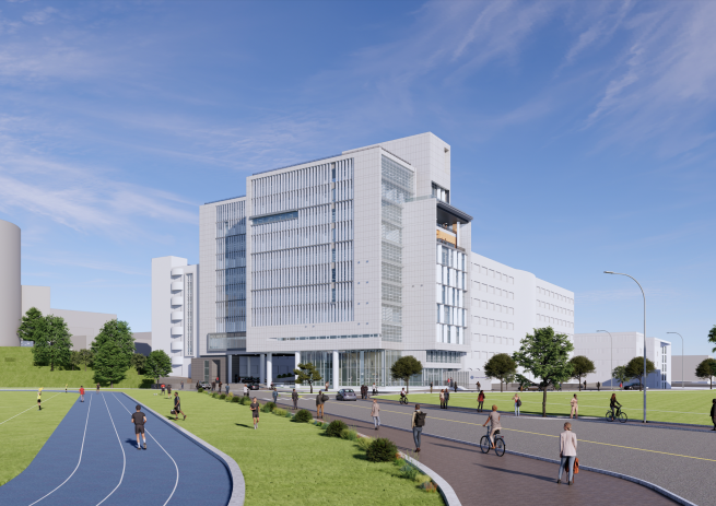 ▲연세대 제5공학관 투시도. (사진제공=반도건설)