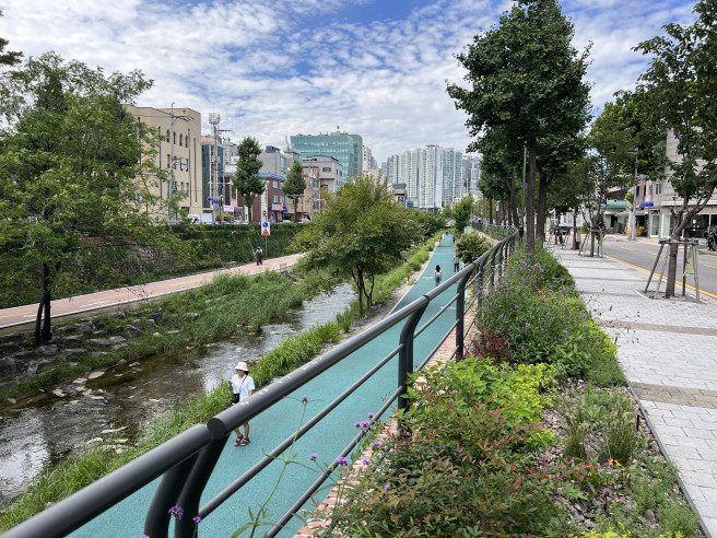 ▲서울 성북구 성북천 일대 모습. (사진제공=성북구)