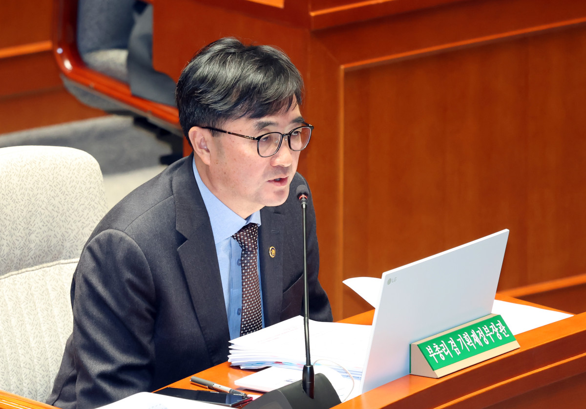 ▲임기근 기획재정부 2차관이 11일 서울 여의도 국회에서 열린 예산결산특별위원회 제6차 전체회의에서 의원 질의에 답하고 있다. 2025.11.11.  (뉴시스)