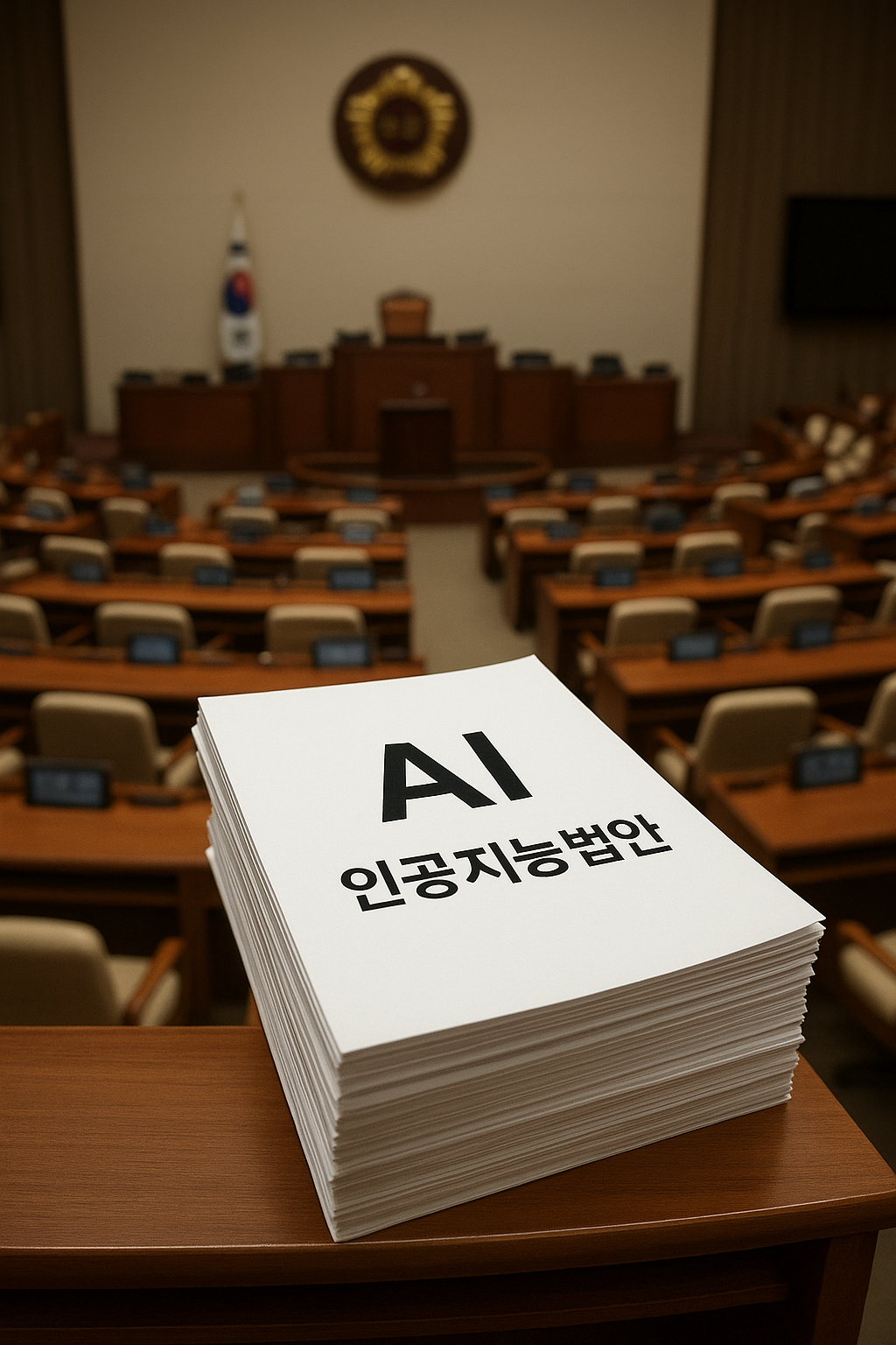 ▲국회에 계류된 AI관련 법안 (챗GPT)