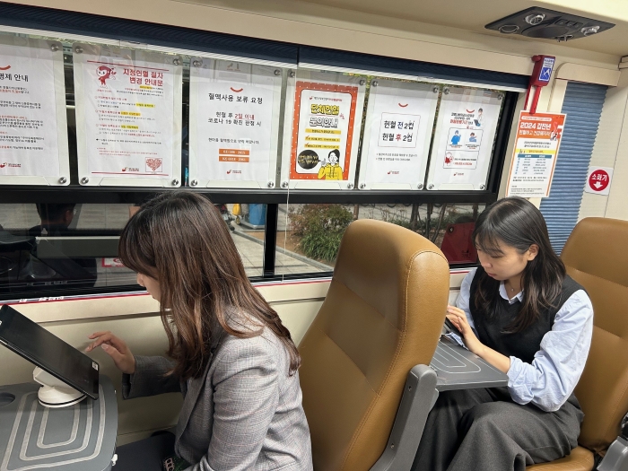 ▲지난 헌혈 캠페인에 참여한 SK증권 임직원 (출처=SK증권)