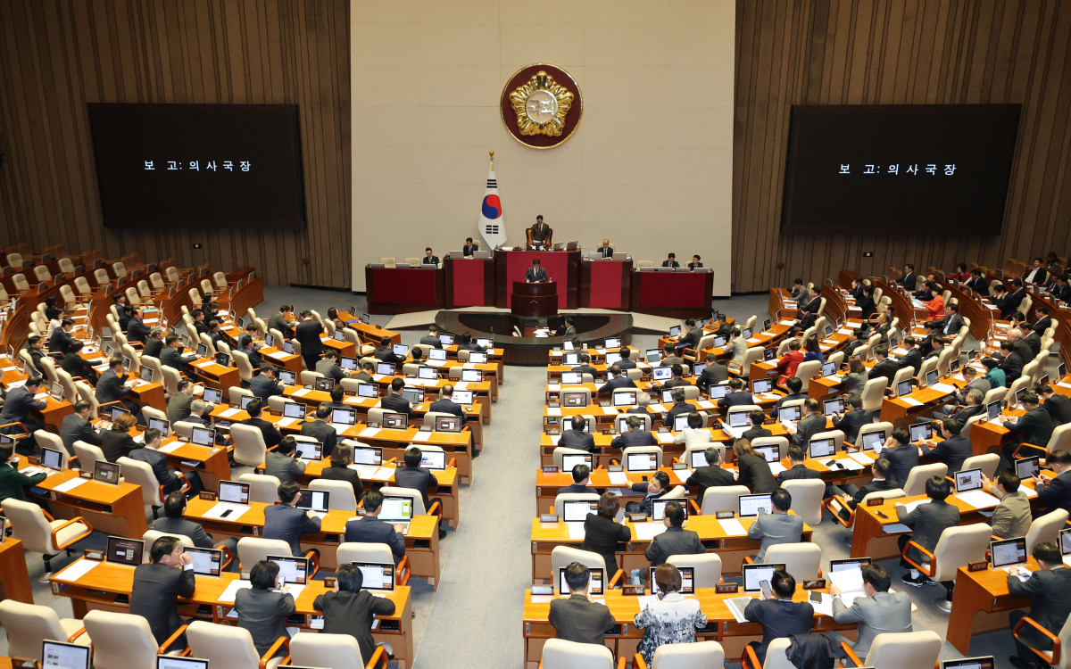 ▲국회 본회의 모습 (연합뉴스)