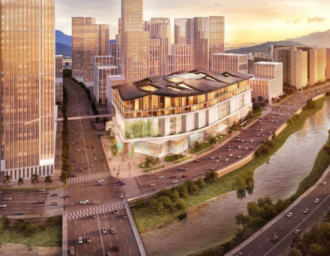 ▲'더현대 광주' 조감도. (사진제공=광주시)