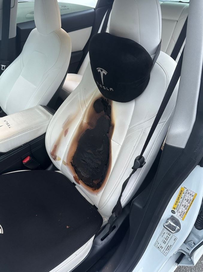 ▲글쓴이가 올린 사고 당시 사진 (출처=SNS 갈무리)