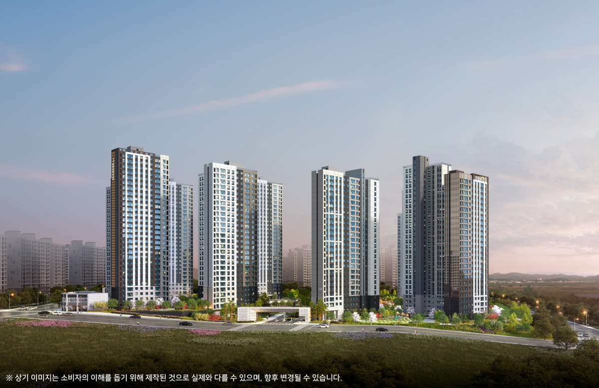 ▲두산위브더제니스 센트럴 천안. (사진제공=두산건설)