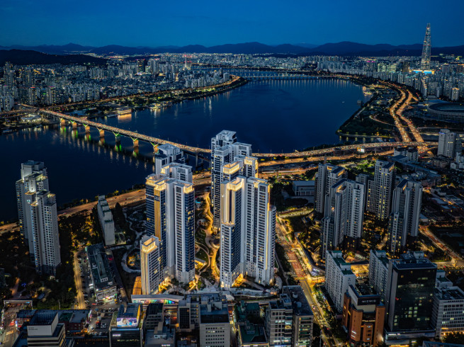 ▲청담 르엘 조감도. (사진제공=롯데건설)