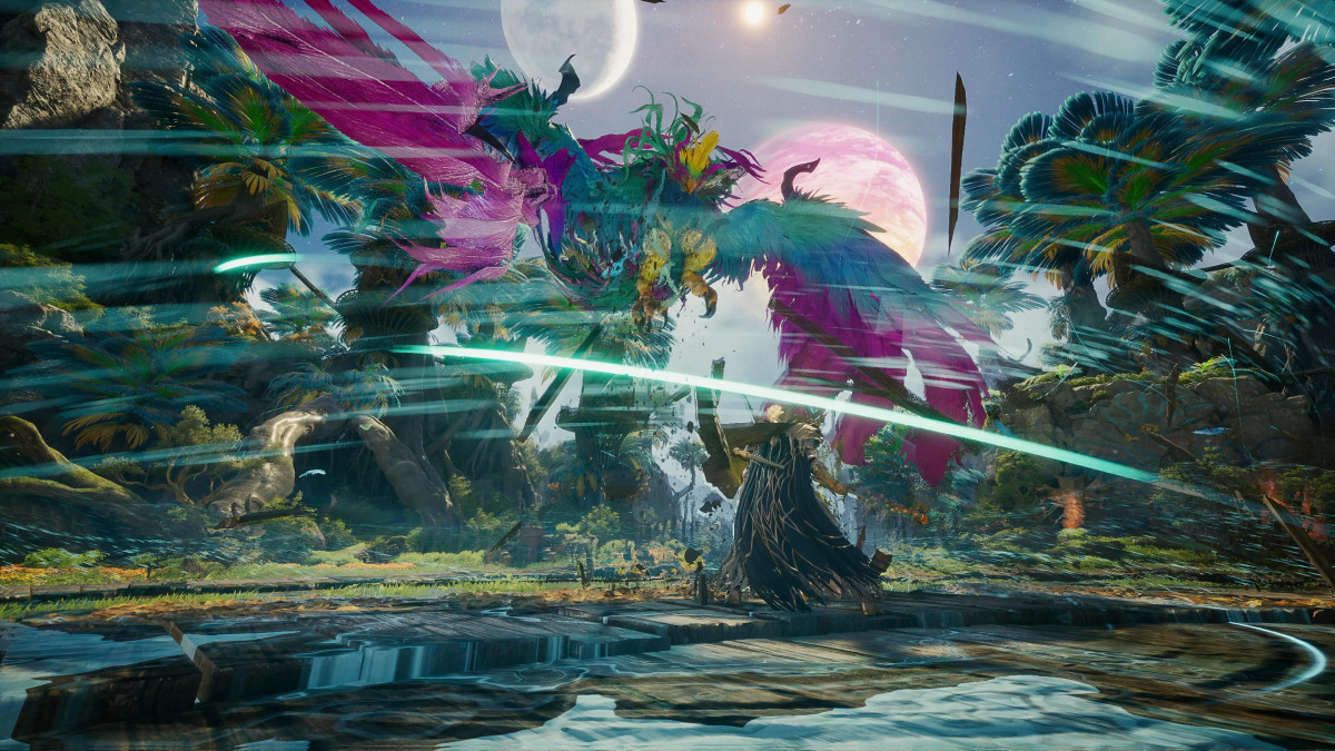 ▲엔씨소프트 아이온2 시연 빌드 ‘우루구구 협곡’ 최종 몬스터 신성한 아울도르  (사진제공=엔씨소프트)