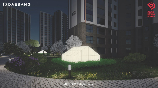 ▲라이트하우스 지상 사진. (사진제공=대방건설)
