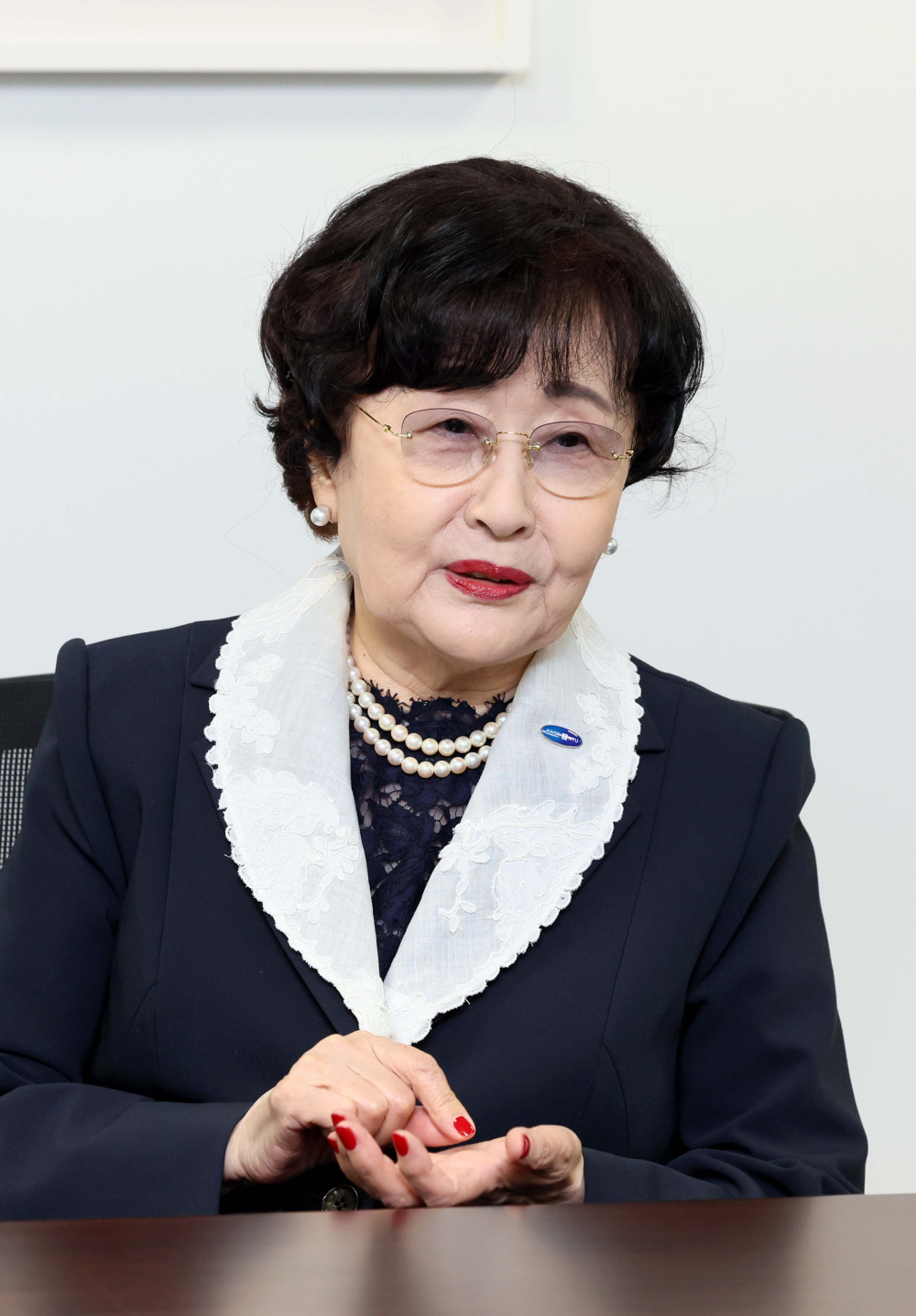 ▲김명자 카이스트 이사장이 15일 서울 강남구 카이스트 도곡캠퍼스에서 이투데이와 인터뷰를 갖고 있다. 신태현 기자 holjjak@ (이투데이DB)