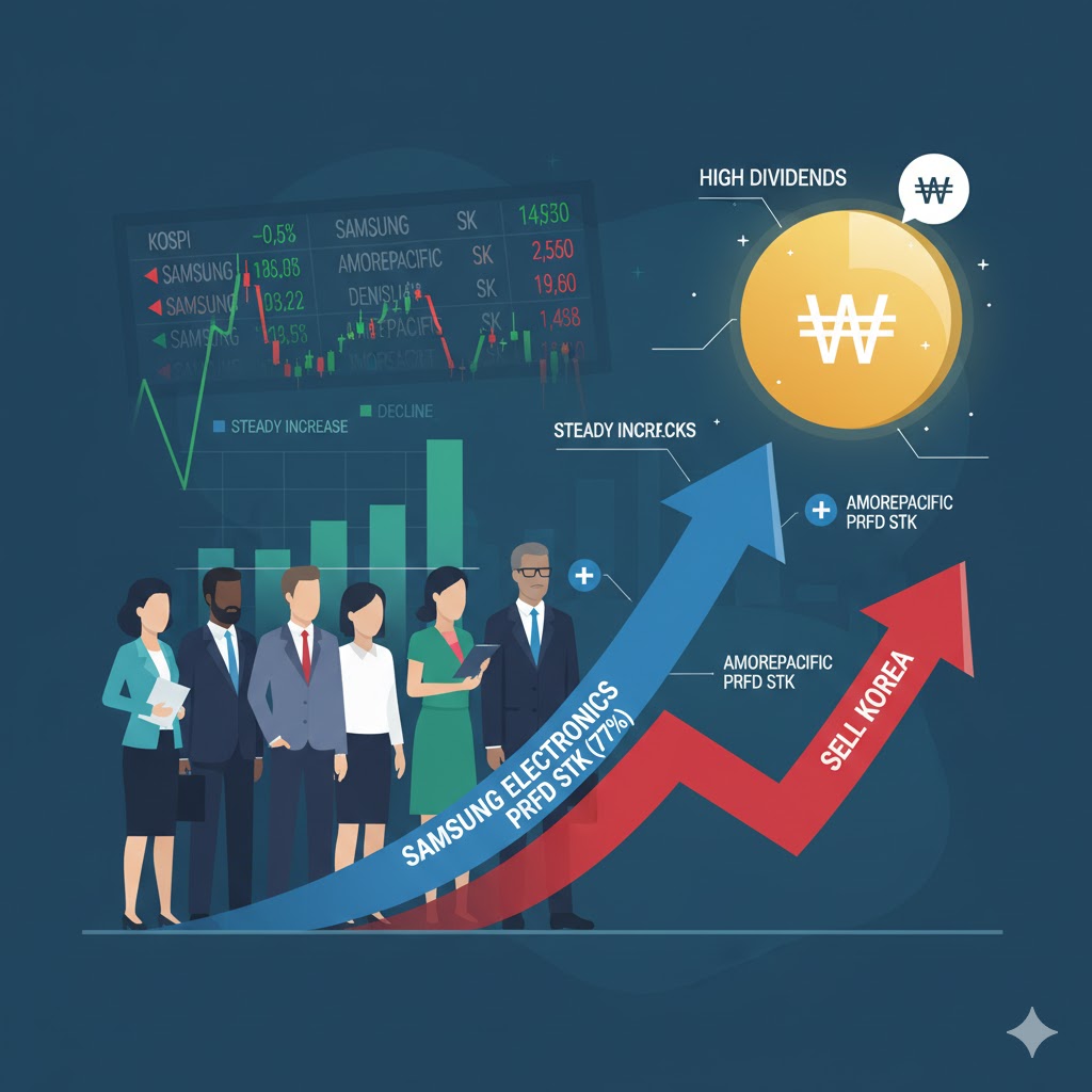외국인 ‘셀 코리아’에도 고배당 매력에 우선주 선방