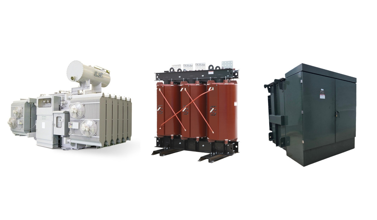 ▲북미 데이터센터에 납품되는 LS일렉트릭 배전유입변압기 배전몰드변압기 배전패드변압기 (사진제공=LS일렉트릭)