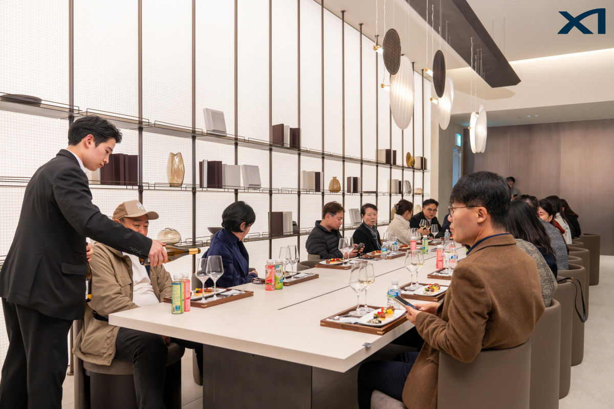 ▲15일 자이갤러리에서 진행된 ‘자이안데이 행사’ 모습. (사진제공=GS건설)