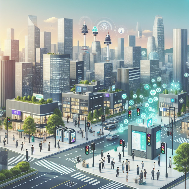 ▲AI 행정이 표준화된 미래 서울 모습 이미지. (미드저니/정용욱 기자 dragon@)