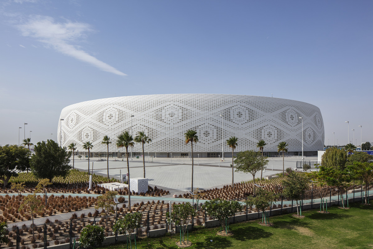 ▲카타르 알투마마 월드컵경기장.  (사진제공=희림)