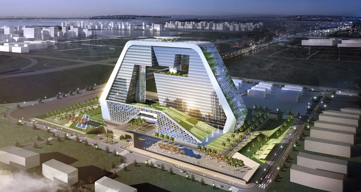 ▲UAE 아부다비 CNIA 청사.  (사진제공=희림)