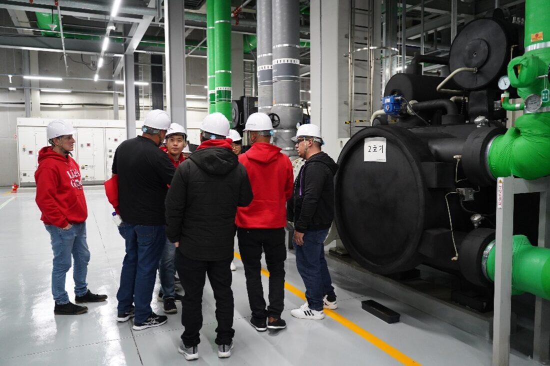 ▲'LG 브라질 인스톨러 HVAC 아카데미' 현장 (자료출처=LG전자)