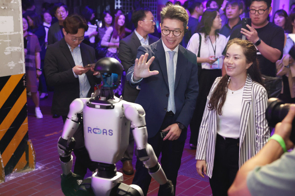 ▲2025 크리에이티브X성수에 참석한 정원오 성동구청장 모습. (성동구청)