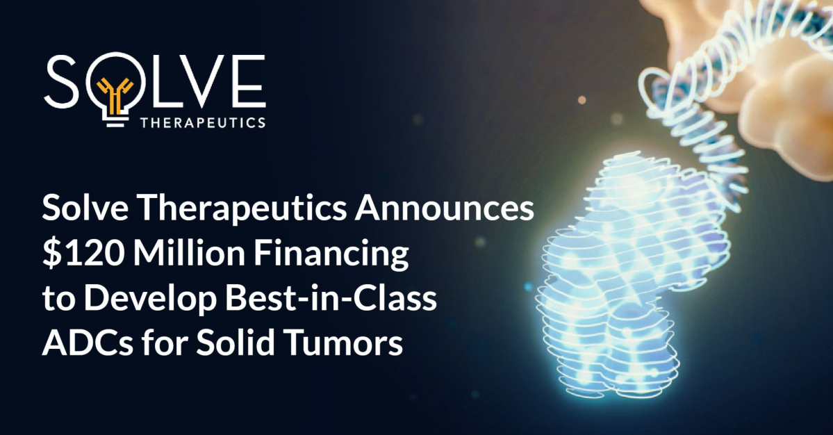 솔브, 1.2억弗 추가유치..'친수성 링커' 항암 ADC 개발