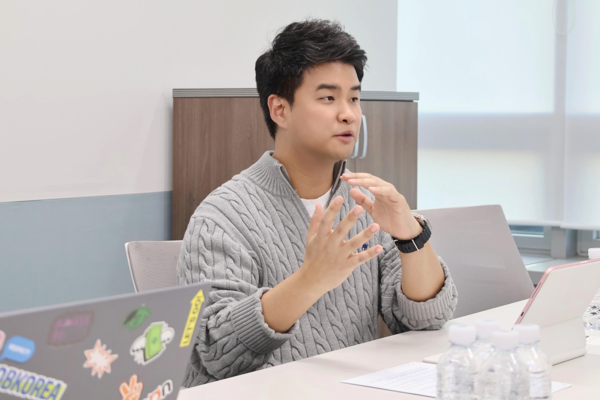 ▲김준수 잡코리아 CHRO(가치성장본부장)가 17일 서울 서초구 잡코리아 본사에서 본지와 인터뷰를 하고 있다. (사진제공=잡코리아)