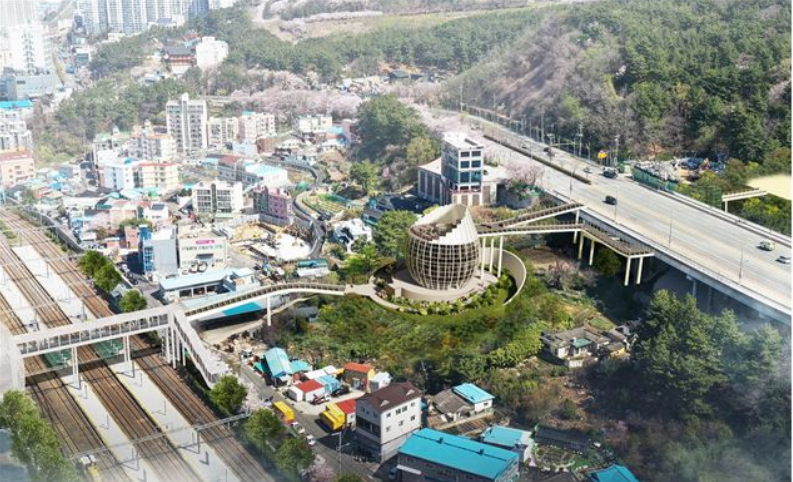 ▲ 괘내마을~사상공원간 보행환경 개선사업 조감도 (사진제공=부산시)