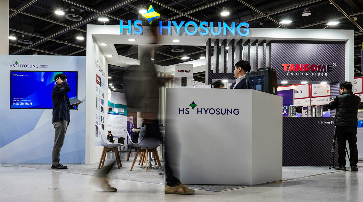 ▲‘카본코리아 2025’ HS효성첨단소재 부스 전경 (사진제공=HS효성첨단소재)