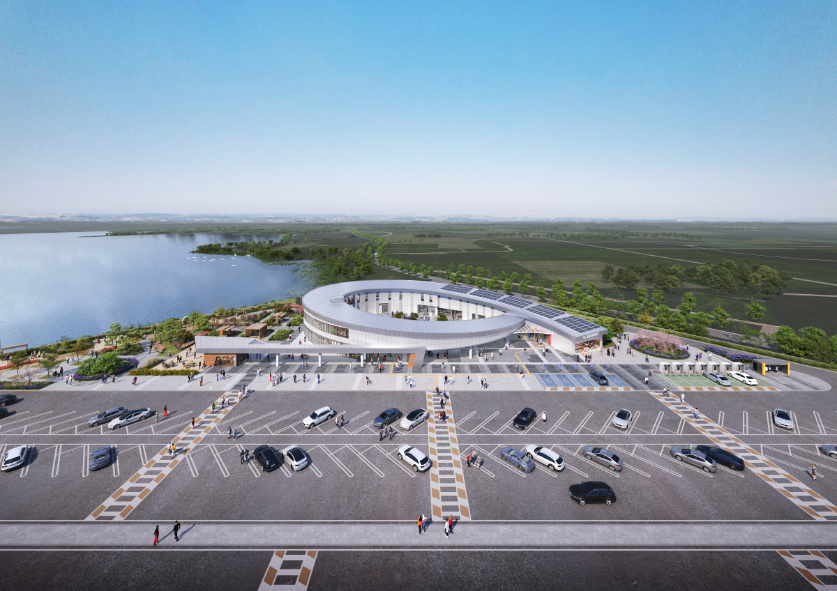 ▲새만금~전주 고속도로 김제(새만금)휴게소 조감도. (사진제공=국토교통부)