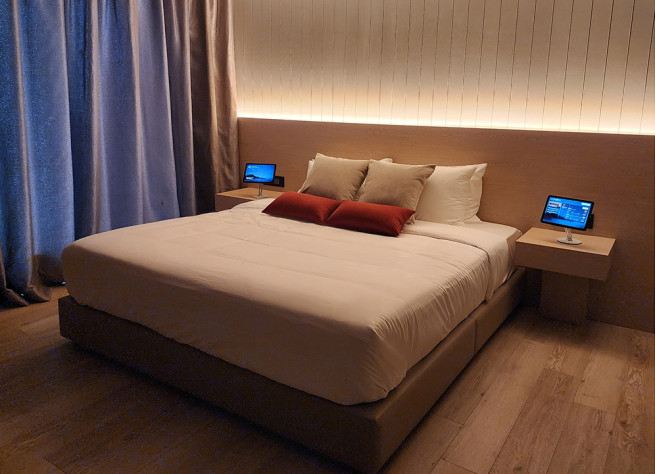 ▲'힐스테이트 레이크 송도 4차'에 적용된 헤이슬립. (사진제공=현대건설)