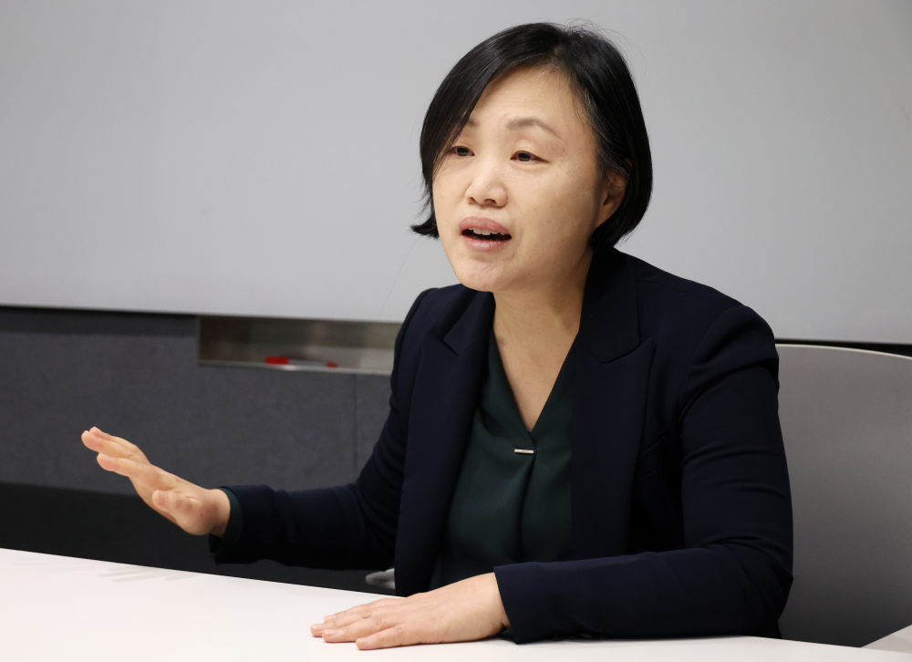 ▲조미진 KB라이프생명사회공헌재단 사무국장이 18일 서울 강남구 KB라이프타워에서 이투데이와 인터뷰를 하고 있다. 고이란 기자 photoean@ (이투데이DB)