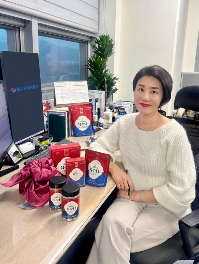 ▲광명에서 친환경 육수 브랜드 ‘남해眞人’을 운영하는 신정선 에스유코리아 대표. (사진제공=쿠팡)