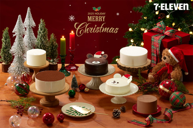 ▲세븐일레븐 2025 크리스마스 케이크 개시. (사진제공=세븐일레븐)
