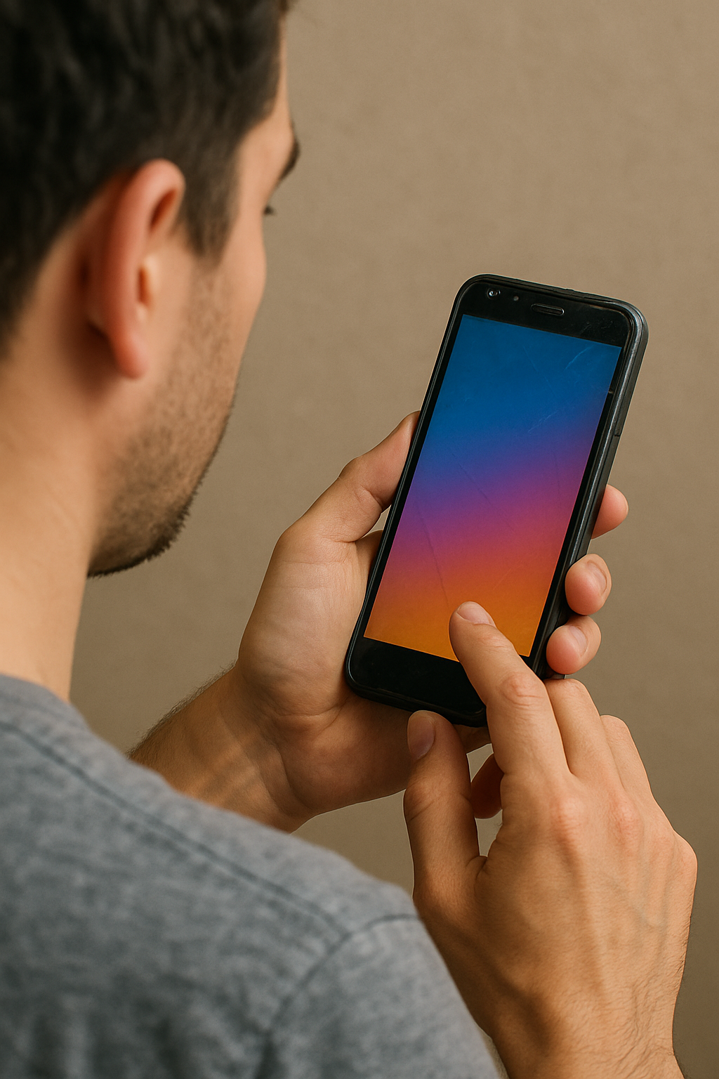 ▲중고폰 유저 (사진=ChatGPT/무단전재·재배포 금지)