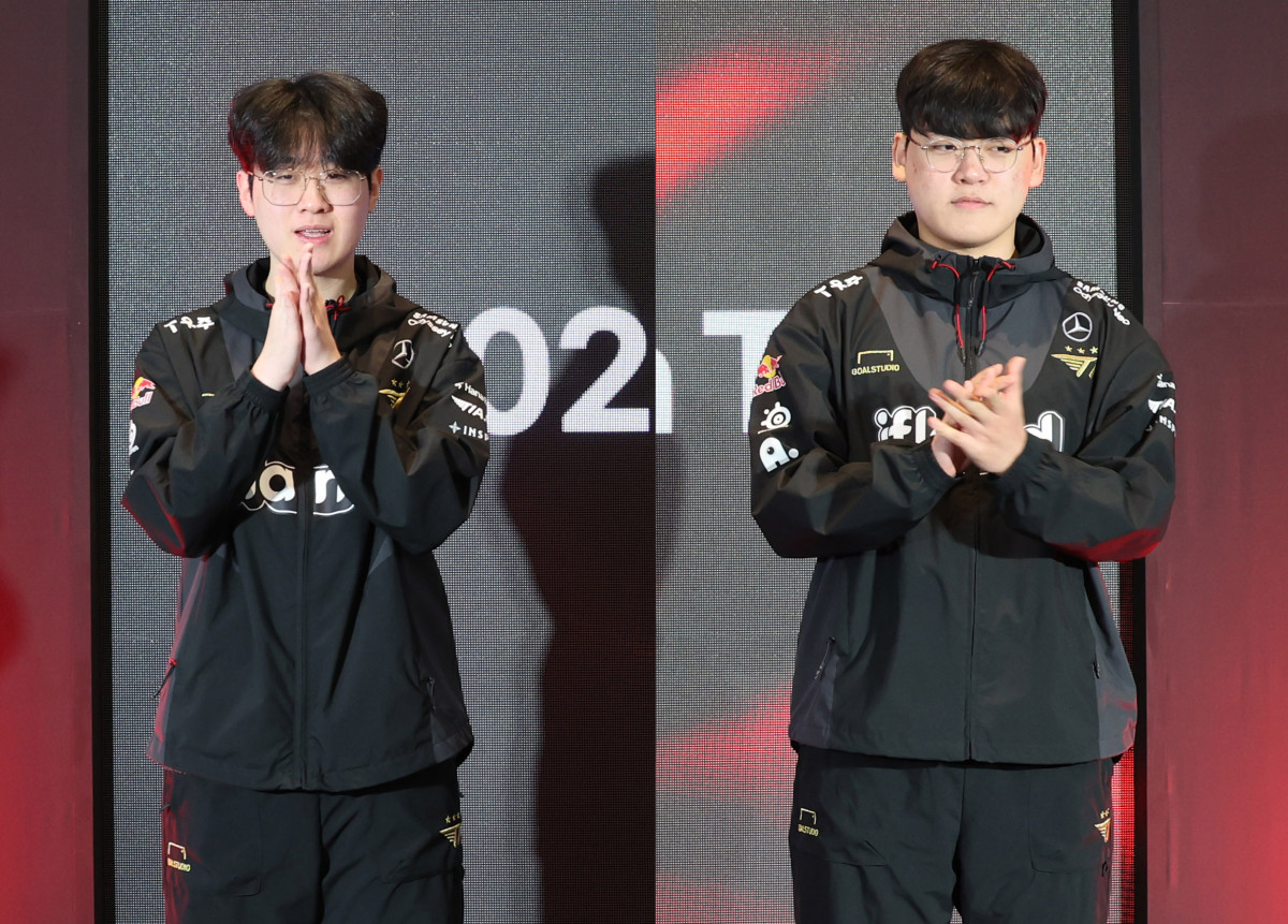 ▲ '제우스' 최우제, '구마유시' 이민형 (뉴시스)