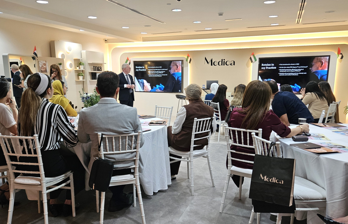 ▲휴젤이 중동에서 보툴리눔 톡신 ‘보툴렉스’ 워크숍을 진행했다. (휴젤)