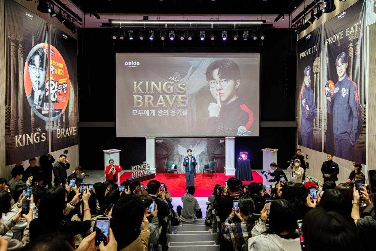 ▲종합식품기업 팔도가 e스포츠 스타 ‘페이커’와 함께한 ‘킹스브레이브 토크콘서트’를 성황리에 마쳤다. (사진제공=팔도)