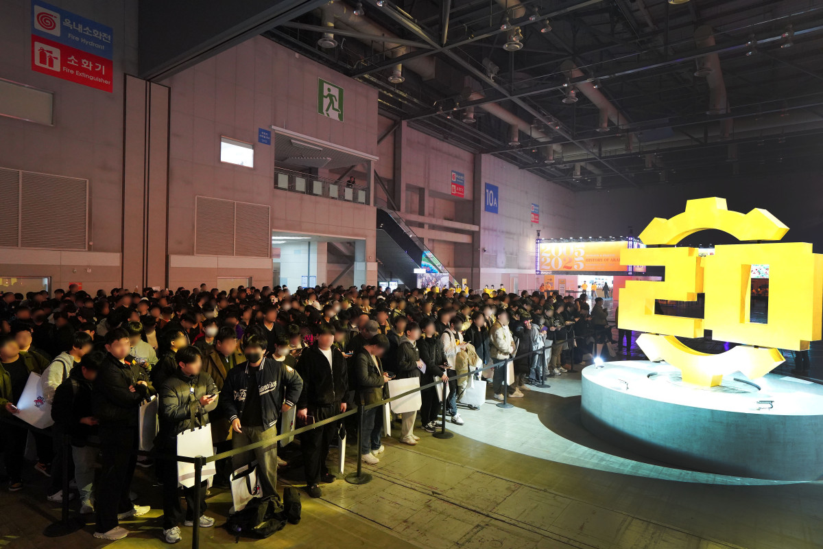 ▲‘20주년 던파 페스티벌’ 행사 대기열. (사진제공=넥슨)