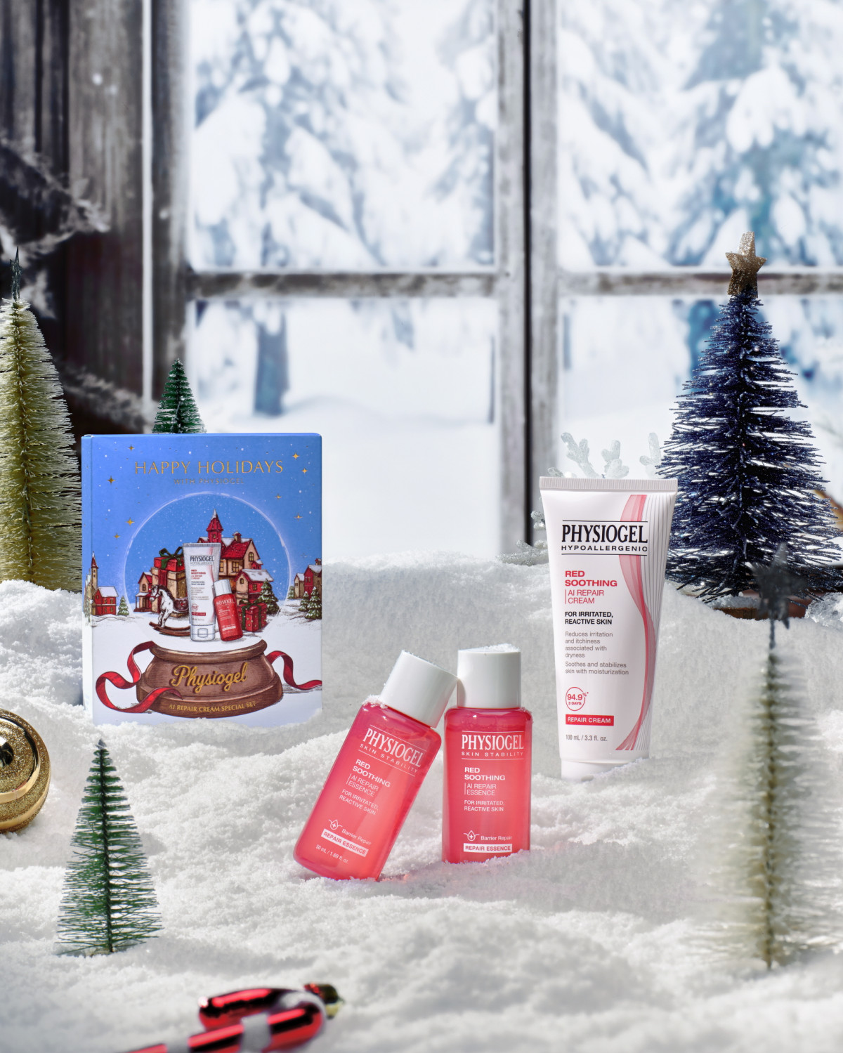 ▲LG생활건강 피지오겔, 홀리데이 한정판 기획 세트 (사진제공=LG생활건강)