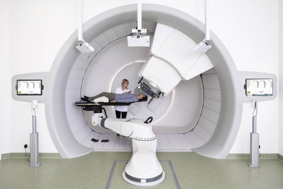 ▲전 세계에서 가장 진보된 양성자 치료 시스템 ‘IBA 프로테우스 플러스(IBA Proteus Plus)’  (서울성모병원)