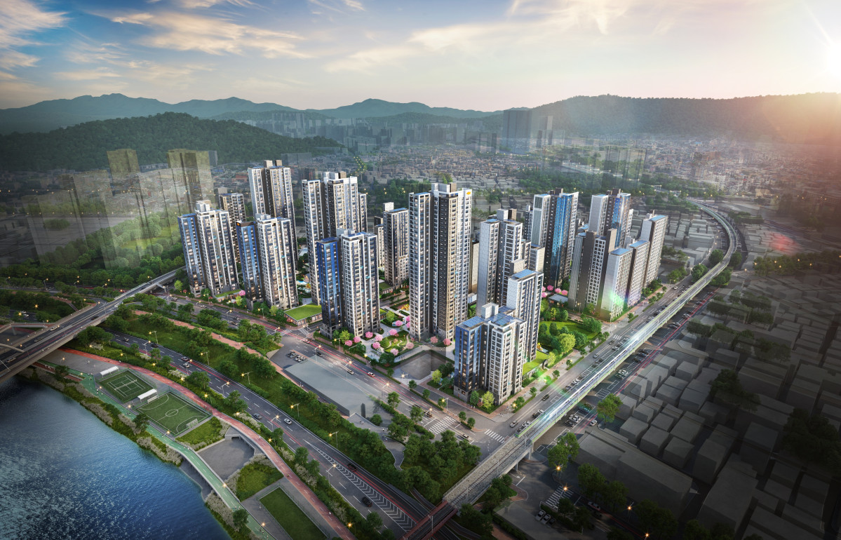 ▲서울 중랑구 중화동 329-38 일대 모아타운 조감도. (사진제공=서울시)