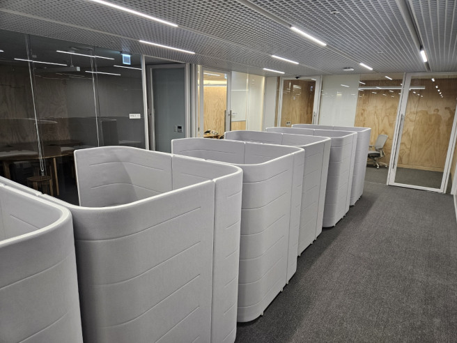 ▲서울 중구 서울영화센터 내 공유오피스 모습. (사진=정용욱 기자 dragon@)