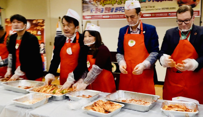 ▲미국 버지니아주 김치의 날 행사. (사진제공=CJ제일제당)