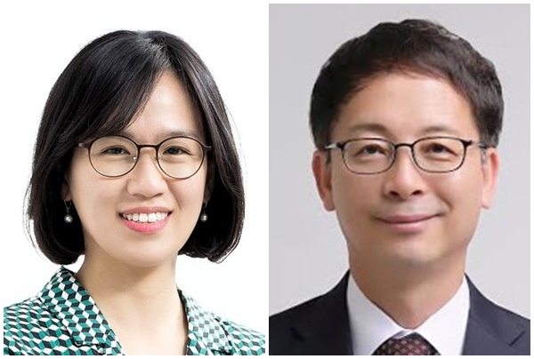 ▲김희정 부사장(좌)과 정형남 부사장. (사진제공=삼성바이오로직스)