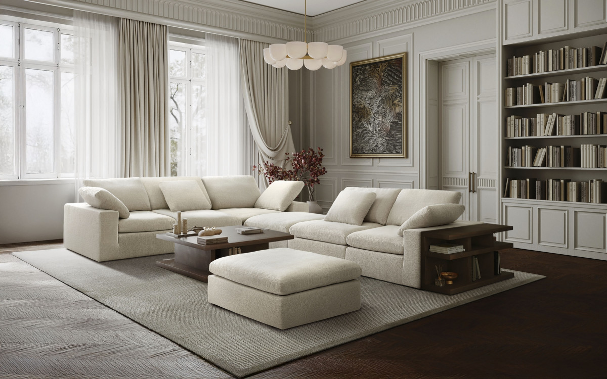 ▲까사미아 '캄포 구스 소파'. (사진제공=신세계까사)